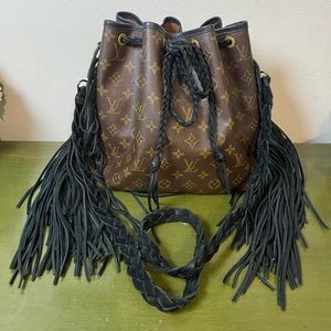 Up-cycled Authentic Louis Vuitton Bucket Bag